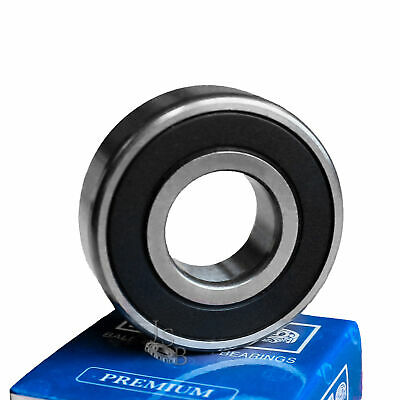 (qty. 10) R8-2rs C3 Emq Premium Seal Ball Bearings Abec-3 0.5"x1.125"x0.3125"