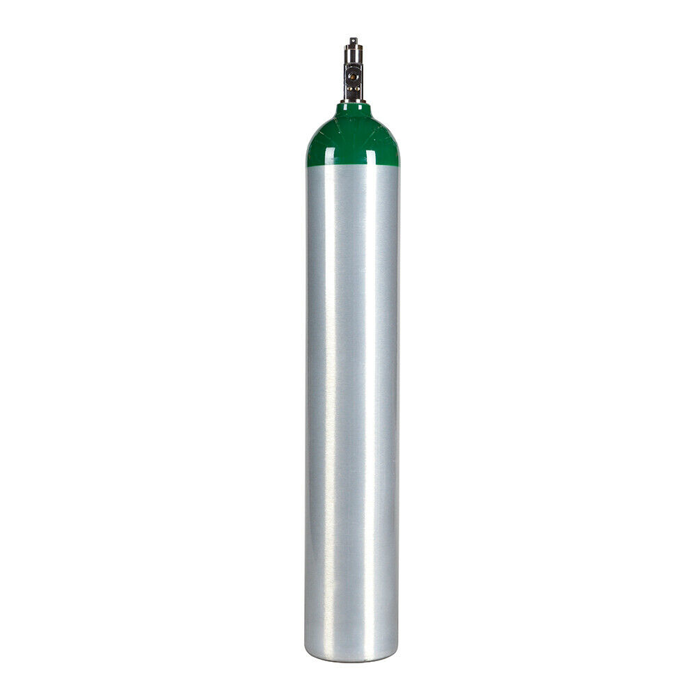 Medical E Aluminum Medical Oxygen Cylinder New 24.1 Cu Ft. - Cga870 Post Valve