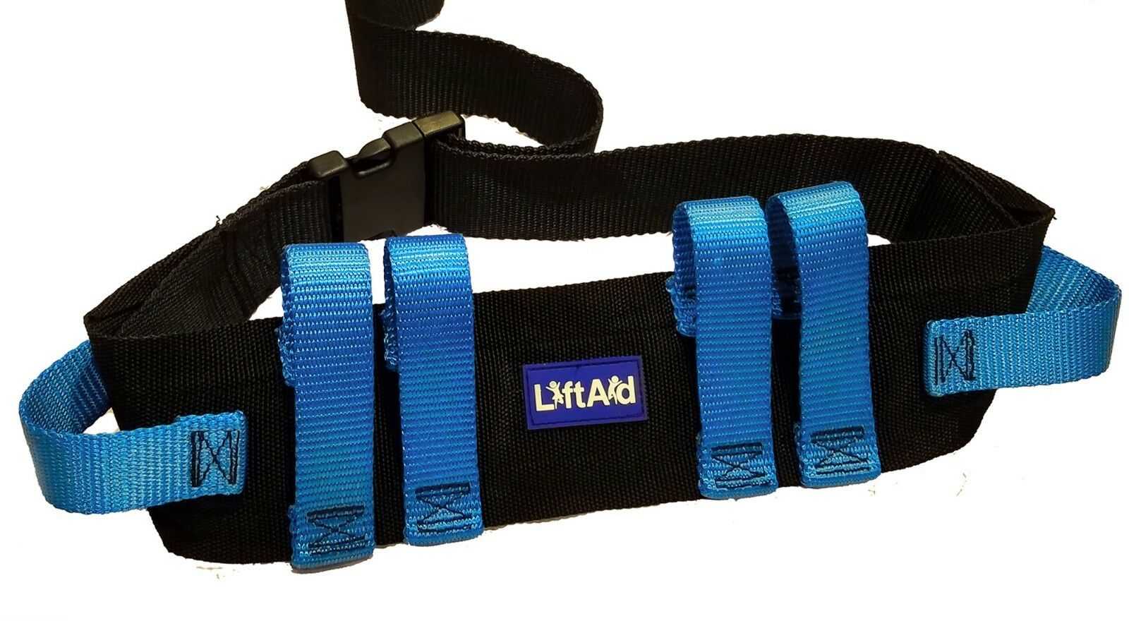 Gait Belt For Transfer & Walking With 6 Hand Grips Quick-release Buckle Liftaid